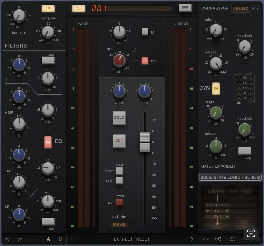 Solid State Logic SSL 4K B Channelstrip